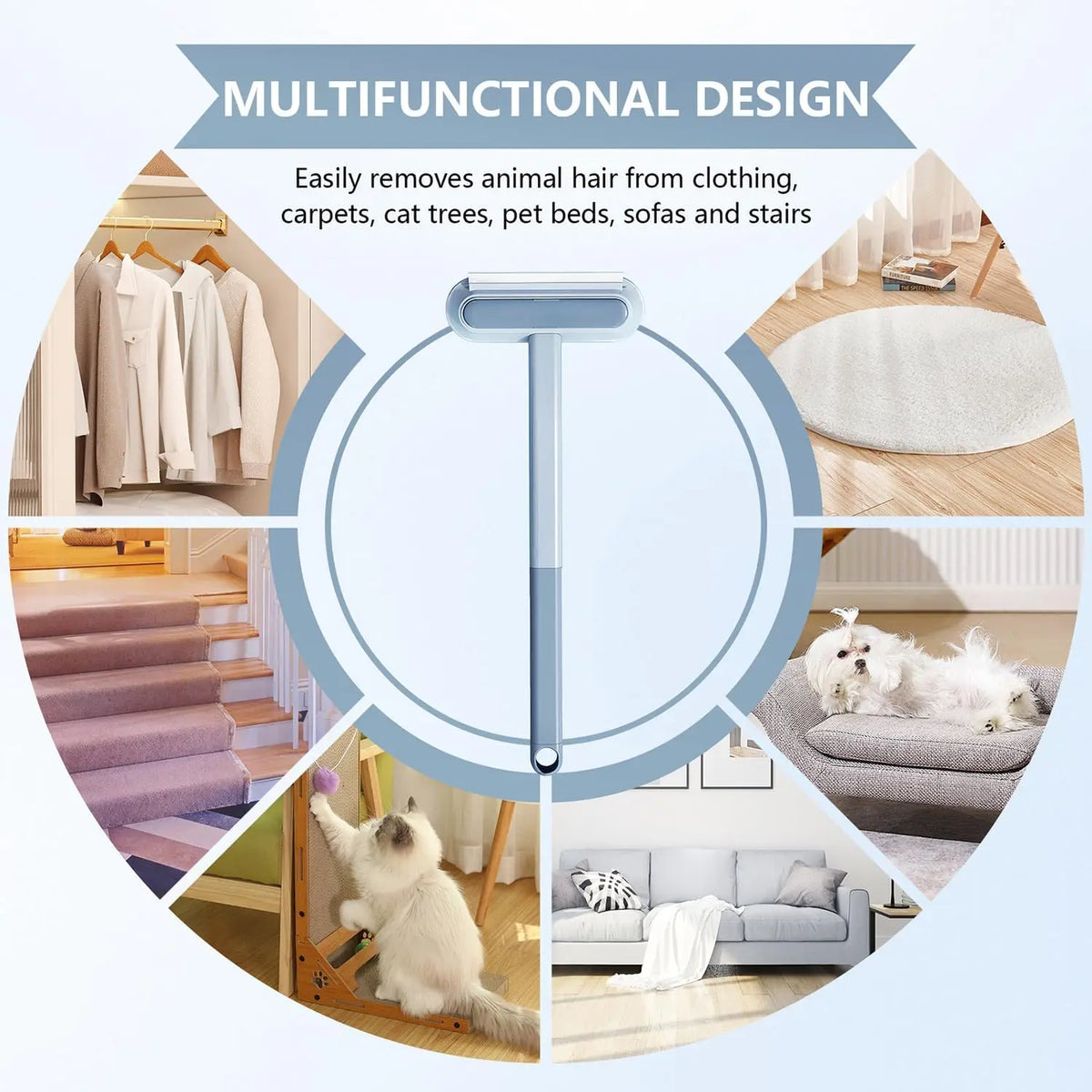 PetSwipes™ – Reinigungswerkzeug für Tierhaare auf allen Oberflächen